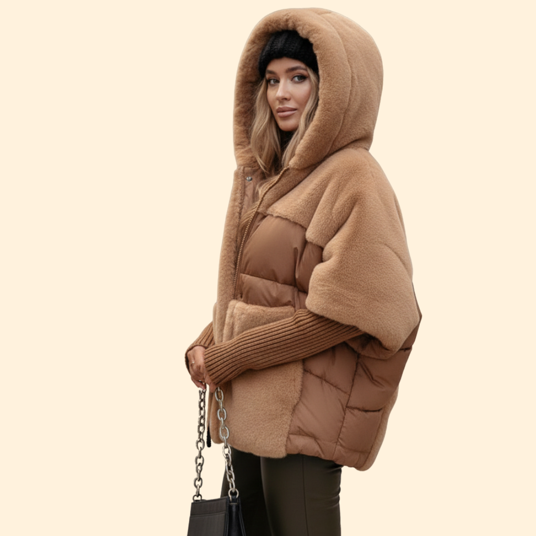 Women’s Winter Jacket with Faux Fur Hood