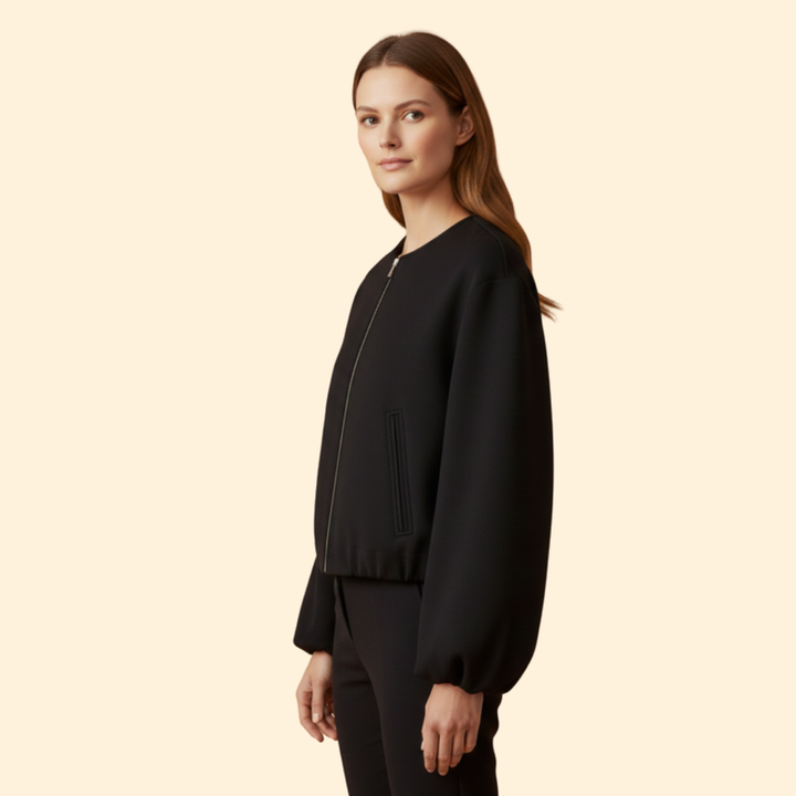 Women's Zip-Up Bomber Jacket