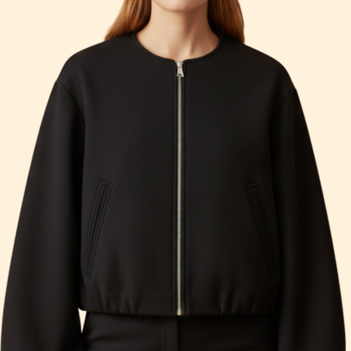 Women's Zip-Up Bomber Jacket