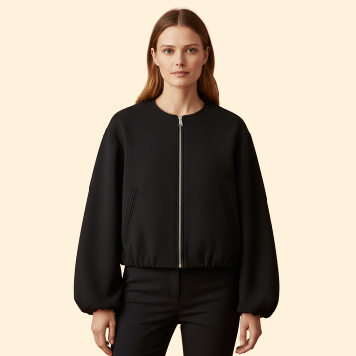 Women's Zip-Up Bomber Jacket