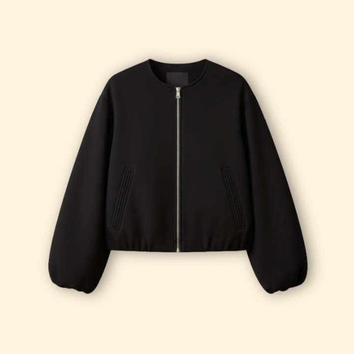 Women's Zip-Up Bomber Jacket