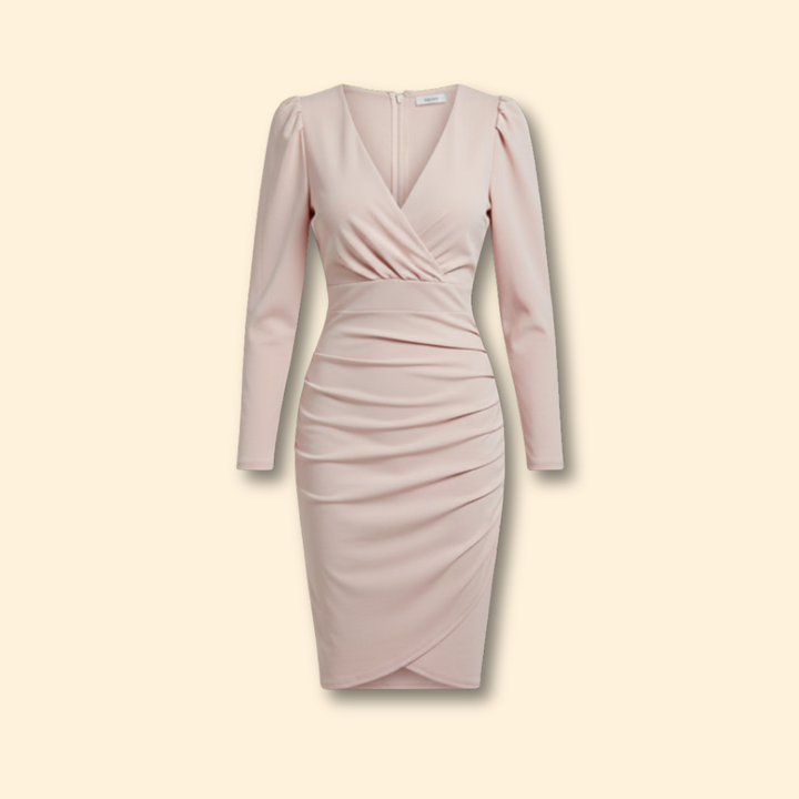 Women's V-neck Bodycon Dress